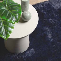 Berkfield Home Shaggy Rug High Pile NAVARRA Navy 80x150 cm Polyester in Blue - Size: Medium - thumbnail 8
