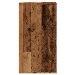 Berkfield Home Corner Chest of Drawers Old Wood 40x41x76 cm Engineered Wood in Brown - Size: 40 x 41 x 76 cm - thumbnail 6
