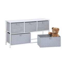 Liberty House Toys Grey 5 Drawer Storage Chest - thumbnail 5