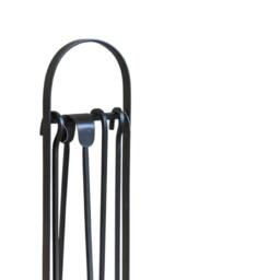 Ivyline Curved Companion Set Black H71cm W19cm - thumbnail 3