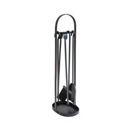 Ivyline Curved Companion Set Black H71cm W19cm - thumbnail 2