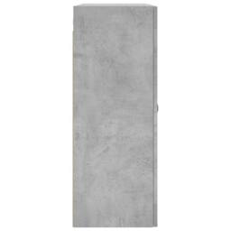 Berkfield Home Wall Mounted Cabinet Concrete Grey 69.5x34x90 cm Engineered Wood - thumbnail 8