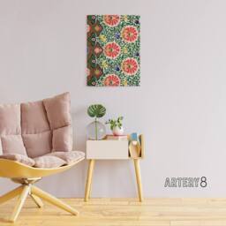 "Artery8 Owen Jones Vintage Arabesque Floral Pattern Canvas Wall Art Print - Size: W12"" x H16""" - thumbnail 3