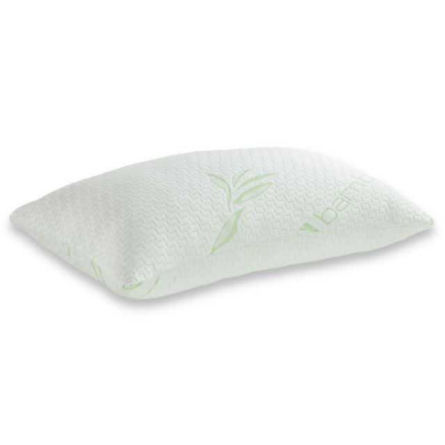 HomeSpace Direct Memory Foam Bamboo Pillow - 1 pack in Ivory - image 1