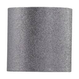 First Choice Lighting Antique Brass Stick Table Lamp with Grey Glitter Shade in Bronze - thumbnail 2