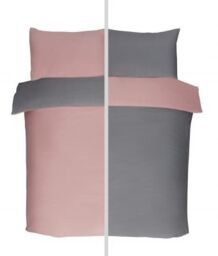 New Edge Blinds Brights Reversible Duvet in Pink - Size: King - thumbnail 5