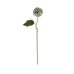 Love Lace Pale Green Blue Short Chrysanthemum Artificial Flower - thumbnail 4
