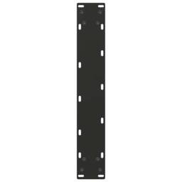 Berkfield Home Modern Coffee Table Legs U-Shaped 2 pcs Black 40x(110-111) cm Steel - thumbnail 7