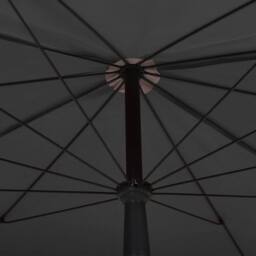 Berkfield Home Durable Garden Parasol with Pole 200x130 cm Anthracite in Black - thumbnail 5
