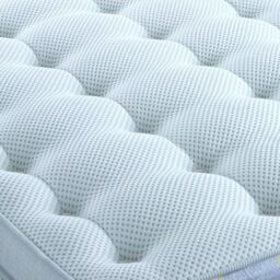 Bedmaster Indigo 2000 Pocket Sprung Cool Foam Mattress in White - Size: Single - thumbnail 4