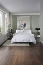 The Lyndon Company Blocks Cotton Duvet Set with Embroidered in White - Size: Single - thumbnail 1