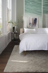 The Lyndon Company Blocks Cotton Duvet Set with Embroidered in White - Size: Single - thumbnail 2