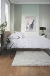 The Lyndon Company Blocks Cotton Duvet Set with Embroidered in White - Size: Single - thumbnail 3
