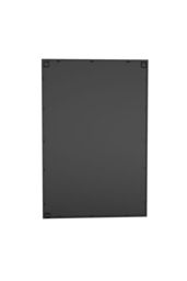 Living and Home Classic Rectangular Black Metal Grid Window Mirror, 60cm W x 90cm H - Size: 60 cm W x 90 cm H - thumbnail 6