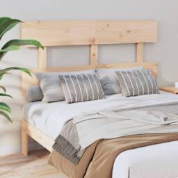 Berkfield Home Bed Headboard 164x3x81 cm Solid Wood Pine in Light Brown - Size: 164 x 3 x 81 cm - thumbnail 2