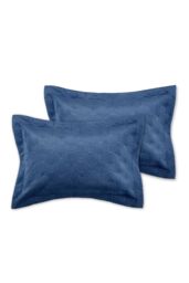 Catherine Lansfield 'Art Deco Pearl' Pillowsham Pair in Navy - thumbnail 2