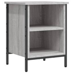 Berkfield Home Shoe Cabinet Grey Sonoma 38x35x50 cm Engineered Wood - Size: 38 x 35 x 50 cm - thumbnail 1