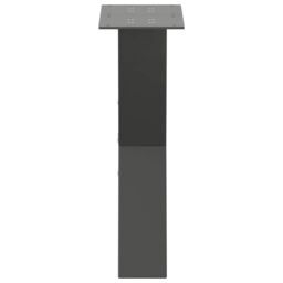 Berkfield Home Coffee Table Legs X-Shaped 2 pcs Anthracite 28x(42-43) cm Steel - thumbnail 6