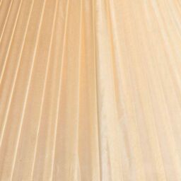 Ruma Almond Silk Pleat Empire Lampshade for Floor Lamps in Beige - Size: 20 inches - thumbnail 3