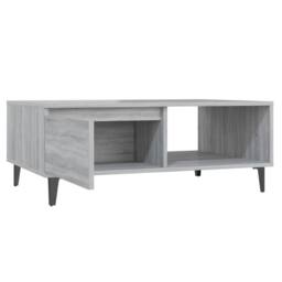Berkfield Home Coffee Table Grey Sonoma 90x60x35 cm Engineered Wood - Size: 90 x 60 x 35 cm - thumbnail 5