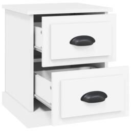 Berkfield Home Bedside Cabinets 2 pcs White 39x39x47.5 cm Engineered Wood - thumbnail 7