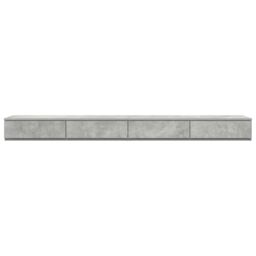 Berkfield Home Bed Drawers Concrete Grey 180x36, 5x16, 5 cm Engineered Wood - thumbnail 6