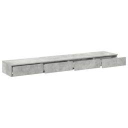 Berkfield Home Bed Drawers Concrete Grey 180x36, 5x16, 5 cm Engineered Wood - thumbnail 5