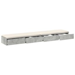 Berkfield Home Bed Drawers Concrete Grey 180x36, 5x16, 5 cm Engineered Wood - thumbnail 3