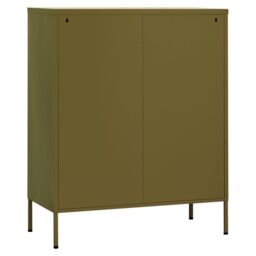 Berkfield Home Storage Cabinet Olive Green 80x35x101.5 cm Steel - thumbnail 6