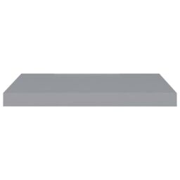 Berkfield Home Floating Wall Shelf Grey 60x23.5x3.8 cm MDF - thumbnail 4
