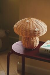 Nordlux Vintage Indoor Table Lamp Brown Rattan E27 Hand made - Mains Powered, IP20 - thumbnail 6