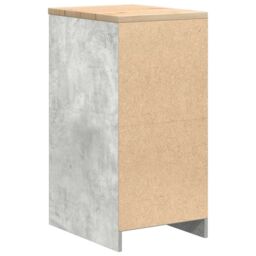 Berkfield Home Garage Storage Cabinet Concrete Grey 40x51x85 cm Solid Wood Pine - Size: 40 x 51 x 85 cm - thumbnail 8