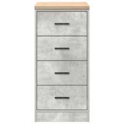 Berkfield Home Garage Storage Cabinet Concrete Grey 40x51x85 cm Solid Wood Pine - Size: 40 x 51 x 85 cm - thumbnail 6
