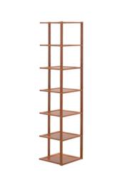 Living and Home 7 Tiers Bamboo Shoe Rack Entryway Hallway Shoe Storage Shelf in Brown - thumbnail 3