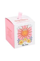KDMD The Sun Rose Quartz Crystal Chip Candle in Pink - thumbnail 4