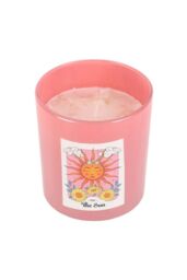 KDMD The Sun Rose Quartz Crystal Chip Candle in Pink - thumbnail 2