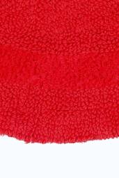 Homescapes Luxury Semi Circle Bath Mat Reversible 1600GSM 100% Cotton, 50 x 80cm in Red - Size: 50 x 80 cm - thumbnail 2
