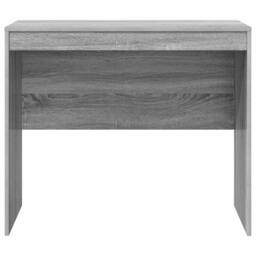 Berkfield Home Grey Writing Desk Grey sonoma Engineered wood 90 x 50 x 76 cm - thumbnail 5