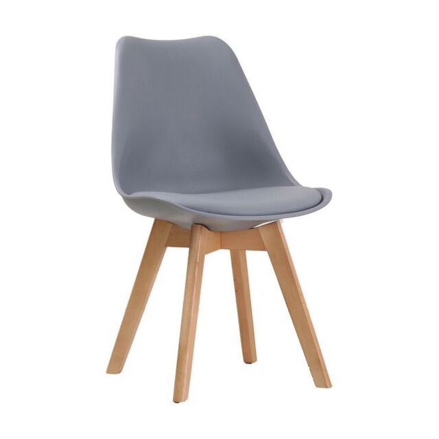netfurniture Lovet Chair Grey (Pack Of 2)
