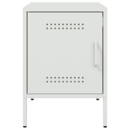 Berkfield Home Bedside Cabinets 2 pcs White 36x39x50.5 cm Steel - thumbnail 6