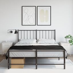 Berkfield Home Bedside Cabinets 2 pcs White 36x39x50.5 cm Steel - thumbnail 1