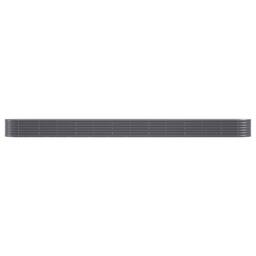 Berkfield Home Garden Raised Bed Powder-coated Steel 512x80x36 cm Anthracite in Dark Grey - Size: 512 x 80 x 36 cm - thumbnail 1
