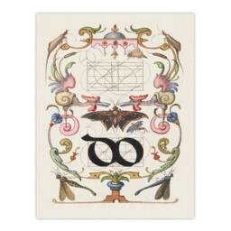 Artery8 Model Book of Calligraphy Framed Wall Art Ligature Guide with Butterfly in White - Size: A4 - thumbnail 3
