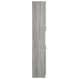 Berkfield Home Durable Bathroom Cabinet Grey Sonoma 32x34x188.5 cm Engineered Wood - thumbnail 9