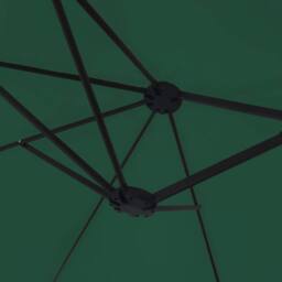Berkfield Home Double-Head Parasol Green 449x245 cm - thumbnail 6