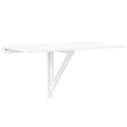 Berkfield Home Folding Wall Table High Gloss White 100x60x56 cm Engineered Wood - Size: 100 x 60 x 56 cm - thumbnail 2