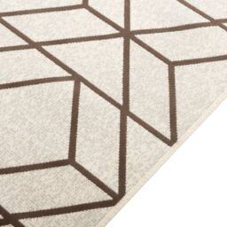 Berkfield Home Indoor & Outdoor Rug Short Pile Multicolour 190x300 cm Anti Slip in Beige - Size: Medium - thumbnail 4
