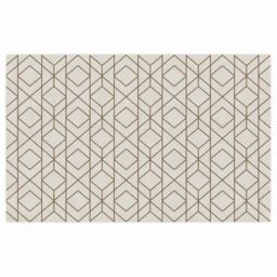 Berkfield Home Indoor & Outdoor Rug Short Pile Multicolour 190x300 cm Anti Slip in Beige - Size: Medium - thumbnail 2