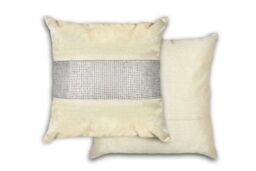 New Edge Blinds Melia Cushion Cover in Brown - Size: 43 cm x 43 cm - thumbnail 1