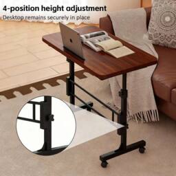 NESTLUNE Desk Standing Desk Home Office in Brown - Size: 100 cm x 15 cm - thumbnail 5